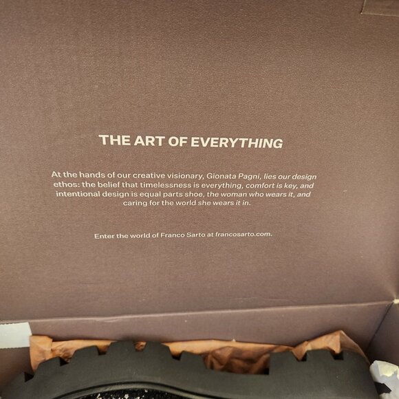 Franco Sarto Black Glitter Loafers - Picture 12 of 13